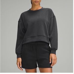 Lululemon Softstreme Perfectly Oversized Cropped Crew, Size 4